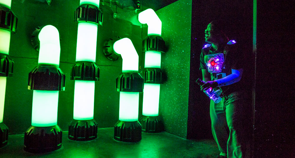 revolution laser tag arena